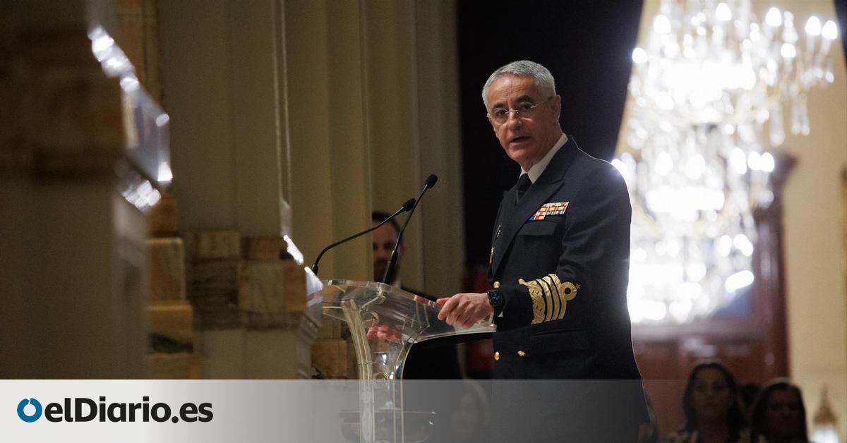 El jefe de la Armada contesta a Vox: “No estamos para apartar a los cayucos, sino para ayudarles”