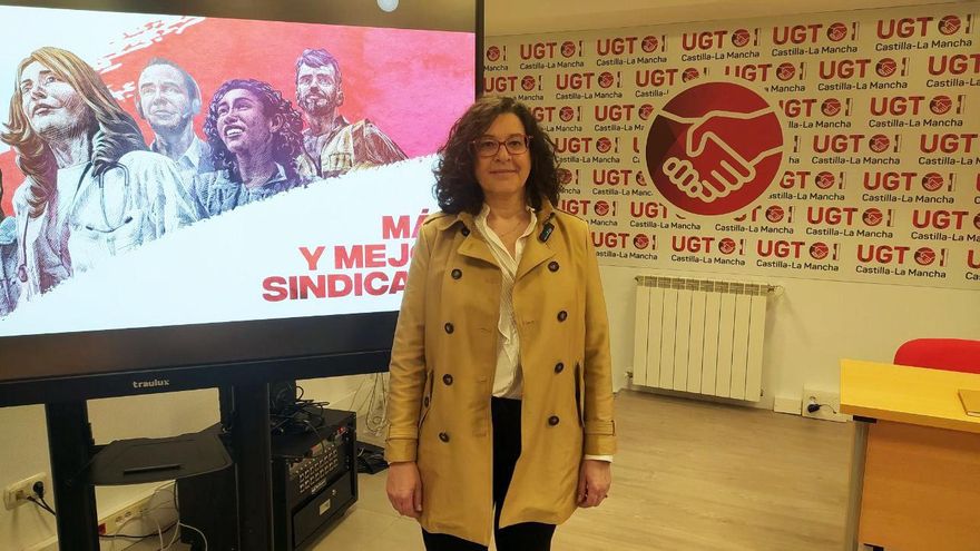 Lola Alcónez presenta su candidatura para ser la próxima secretaria general de UGT Castilla-La Mancha