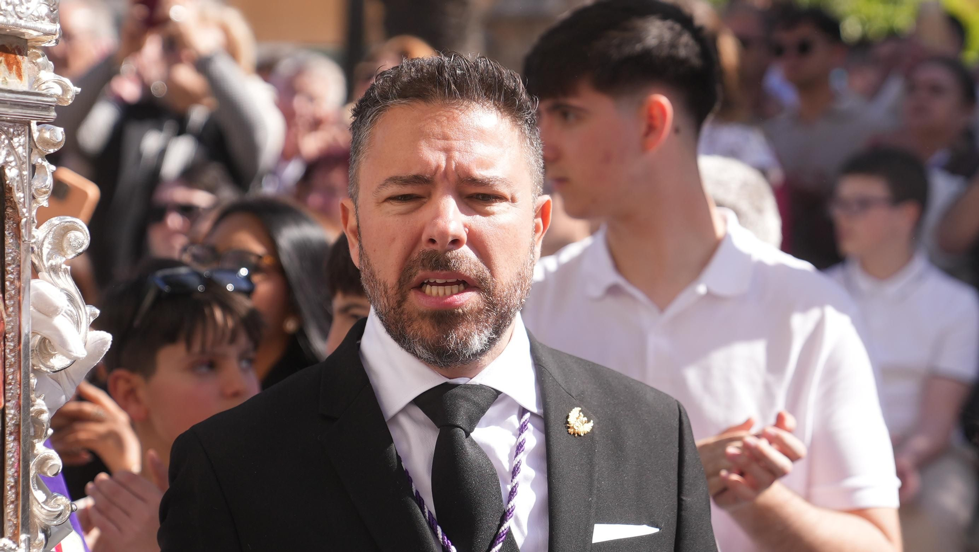 Salida procesional de la Hermandad del Rescatado, en imágenes