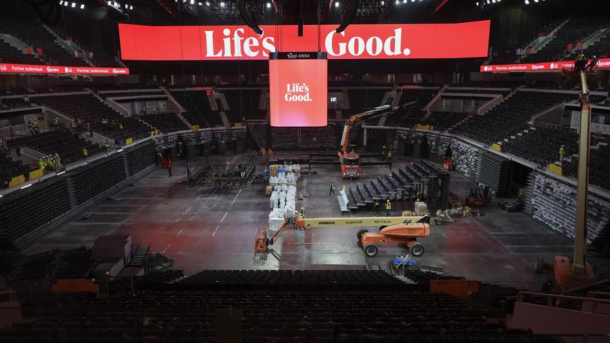 El Roig Arena, un "abrumador" poderío tecnológico con 1.700 metros cuadrados de pantallas