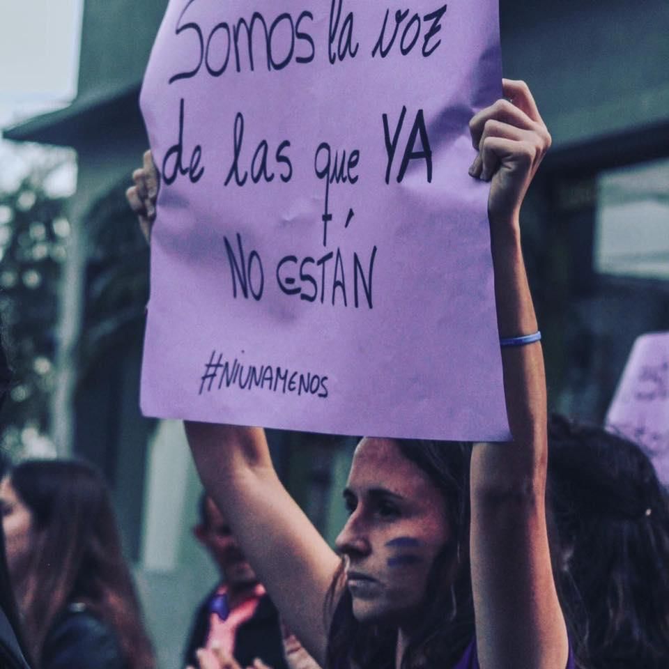 Imagen de archivo de un acto contra la violencia machista.