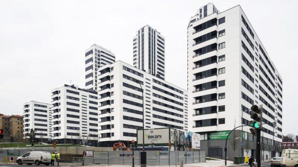 El proyecto '318 Viviendas V.P.O. y 289 tasadas en Bilbao', de Fiark, ejemplo de bloques cebra.