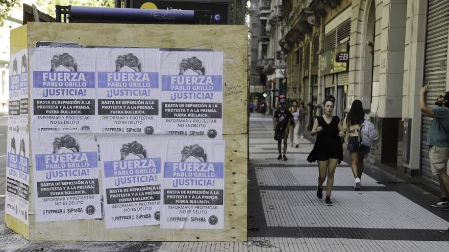 Un homenaje a Pablo Grillo en plena marcha y el monitoreo con lupa al operativo de seguridad