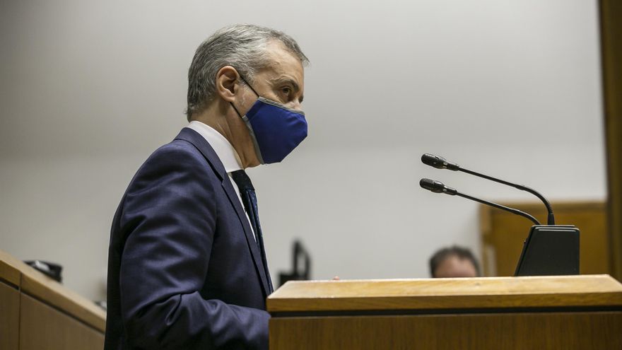 Urkullu cifra en 6.650 millones de euros la "factura" que Euskadi ha tenido que pagar en 2020 por la pandemia