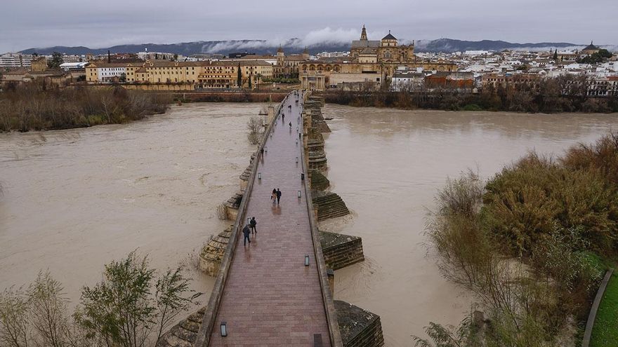 Así baja este miércoles el Guadalquivir a su paso por Córdoba