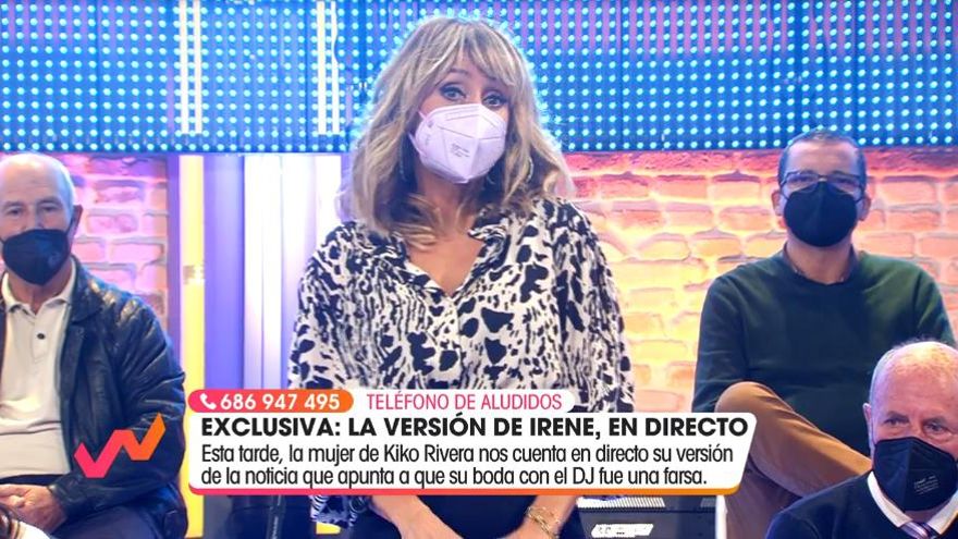 Emma García arranca 'Viva la vida' entre el público y con mascarilla