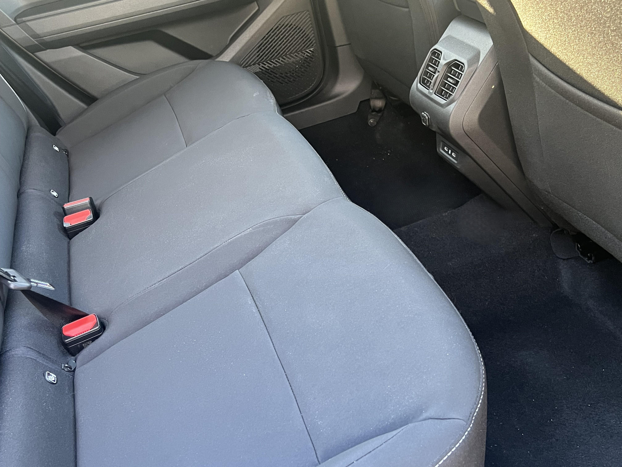 Detalle de las plazas traseras del Bigster.