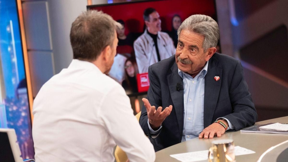 Pablo Motos y Miguel Ángel Revilla, en 'El Hormiguero'