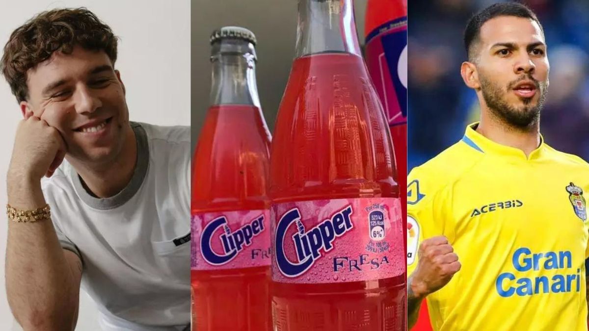 El cantante Quevedo, refrescos marca Clupper y Jonathan Viera.