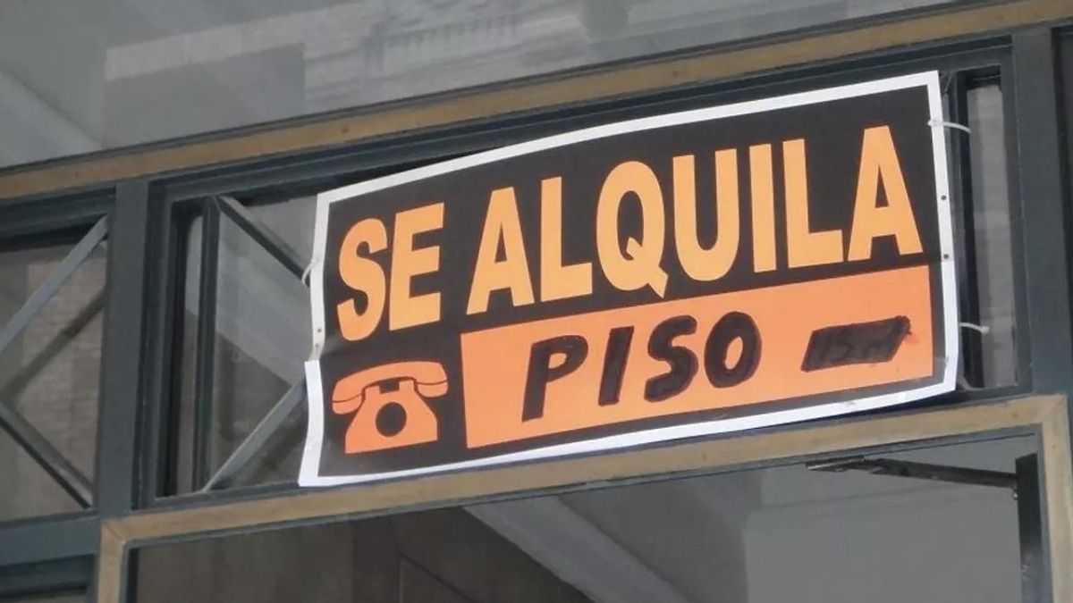 Imagen de archivo de un cartel de 'Se alquila'