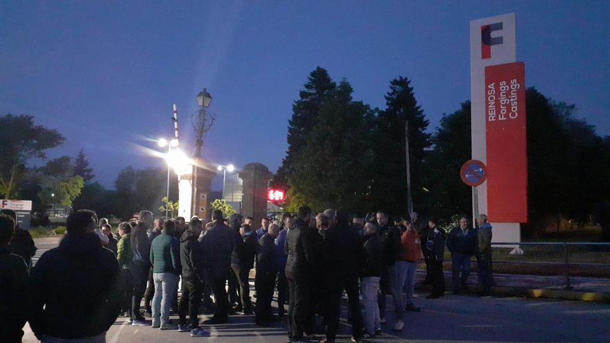 Huelga en Forgings & Castings en foto de archivo