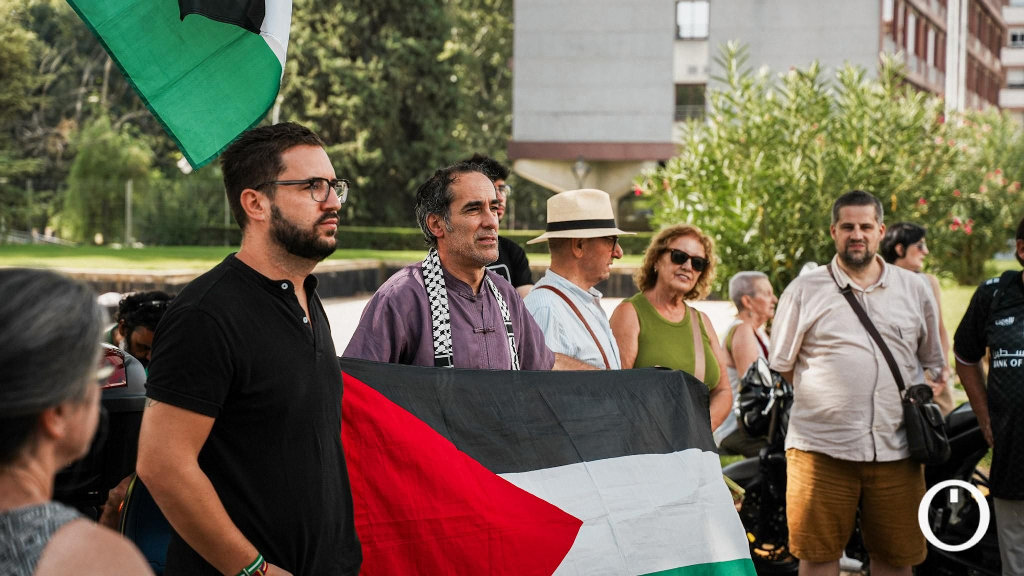 Concentración contra el genocidio en Palestina