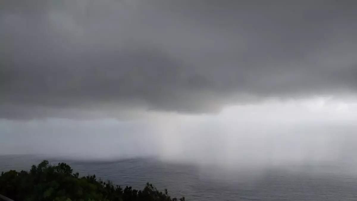 Imagen de archivo de lluvias en el norte de La Palma.