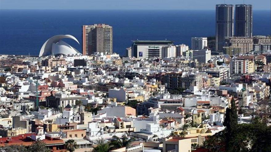 Vista panorámica de Santa Cruz de Tenerife