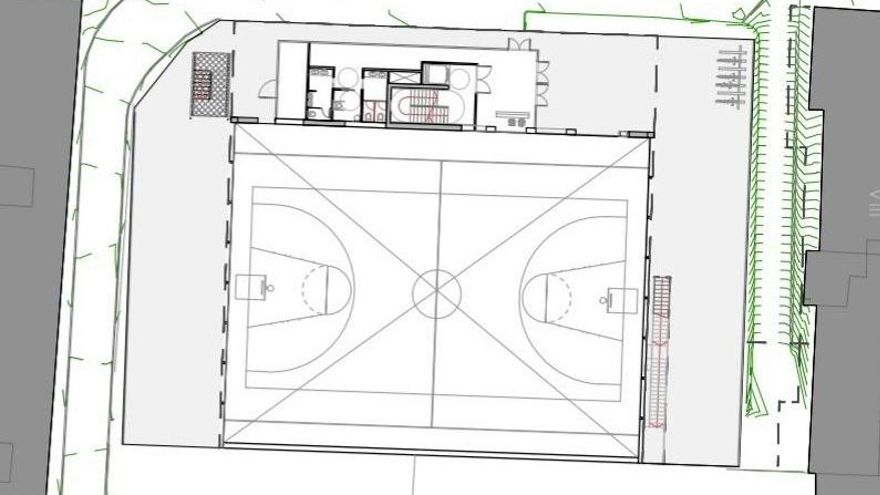 Almeida construirá un gimnasio en una pista de baloncesto para privatizar el polideportivo del Parque Móvil