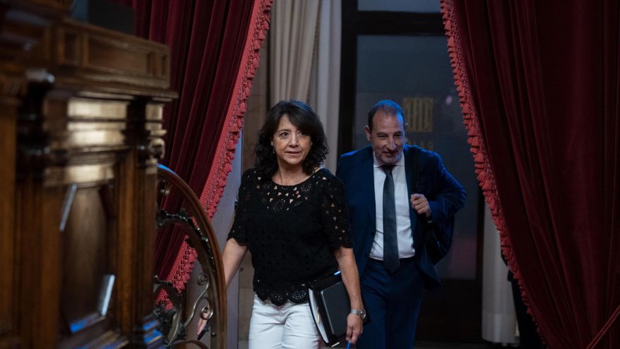 Archivo - La diputada de Junts en el Parlament Anna Erra