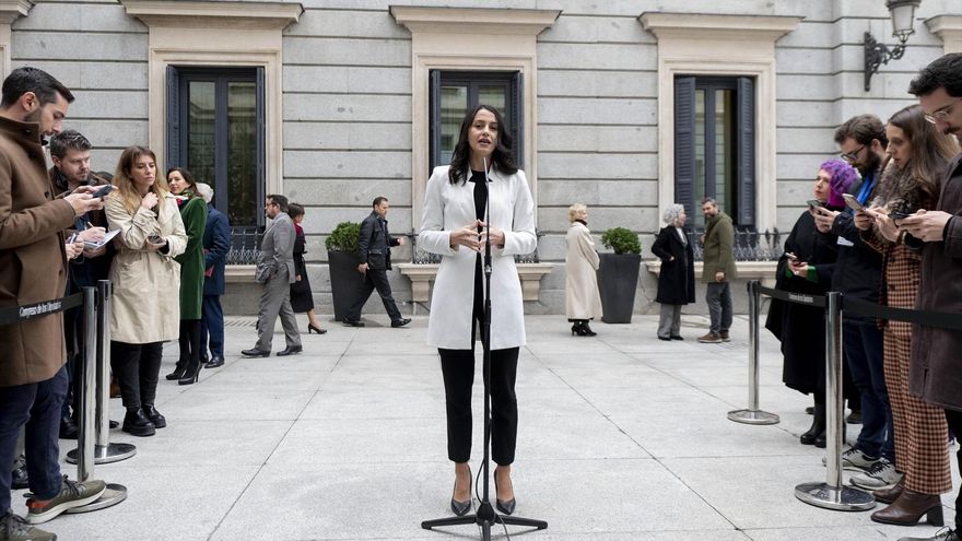 La presidenta de Ciudadanos, Inés Arrimadas.