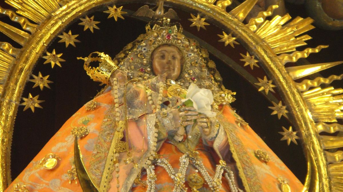 Imagen de la Virgen de Las Nieves.