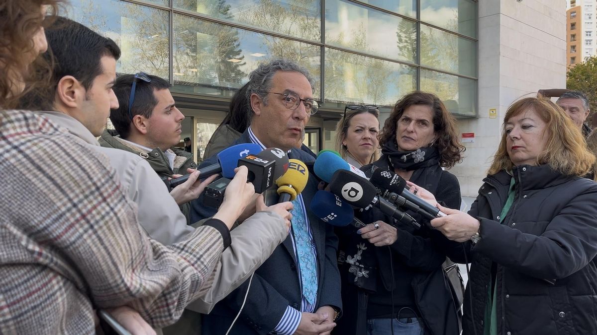 Alexis Aneas, letrado de Liberum, en una comparecencia ante los medios el pasado 26 de marzo.