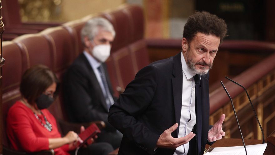 El portavoz adjunto de Ciudadanos en el Congreso de los Diputados, Edmundo Bal, interviene desde la tribuna en el hemiciclo.