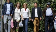 Elena Valenciano, junto a Eduardo Madina en los actos electorales de este miércoles / EFE