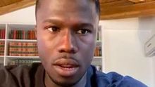 El futbolista Keita Baldé, en el directo de Instagram