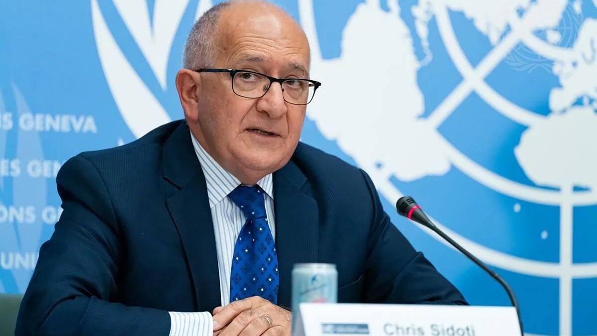 Chris Sidoti: "Los países deben suspender cualquier relación o transacción que contribuya a la ocupación israelí"
