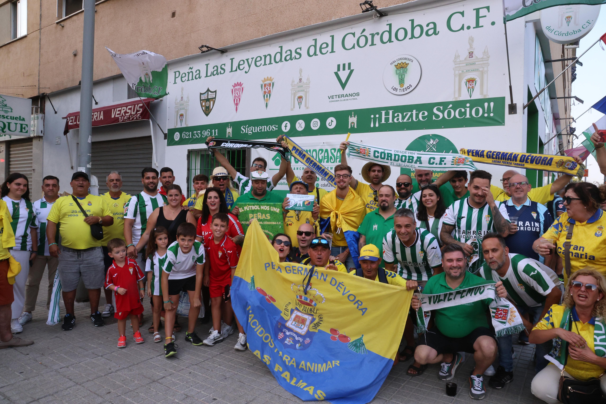 Hermanamiento de peñas entre el Córdoba CF y la UD Las Palmas