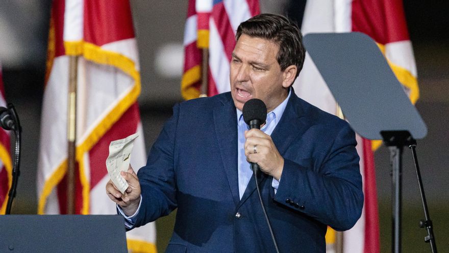 El gobernador de Florida, Ron DeSantis, en una fotografía de archivo. EFE/Dan Anderson