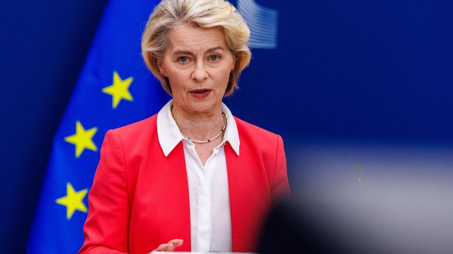 Von der Leyen aboga por fijar una edad mínima para acceder a las redes sociales EFE/EPA/OLIVIER MATTHYS