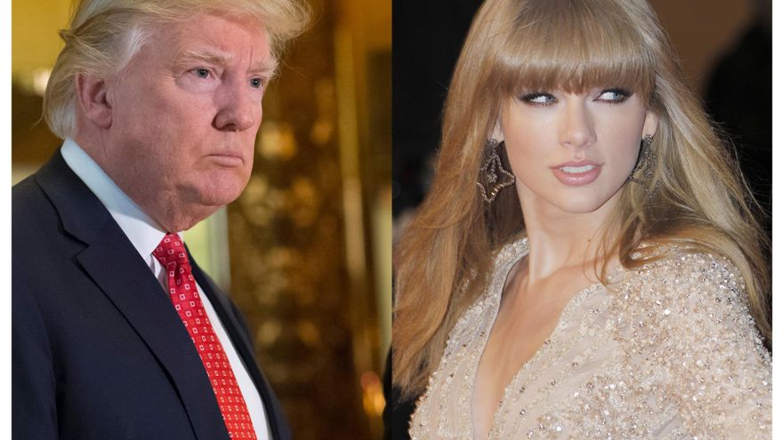 Trump dice que Taylor Swift "ya no es popular" desde que anunció en redes que la odiaba