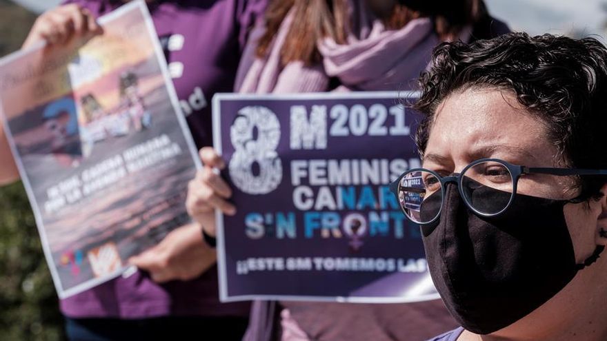 Cadenas humanas y concentraciones descentralizadas este 8M en Canarias