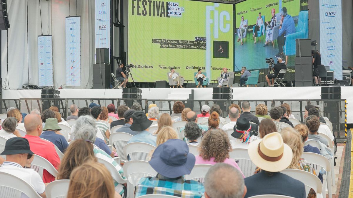 Mesa sobre periodismo en el Festival de las Ideas y la Cultura en Las Palmas de Gran Canaria