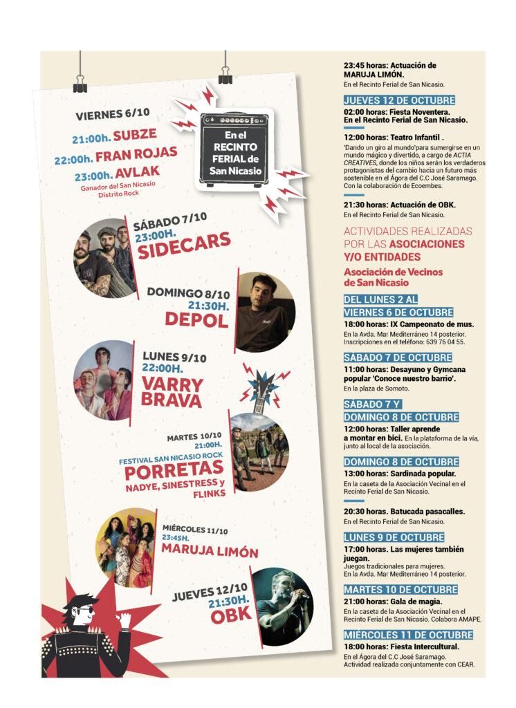 Programa de fiestas