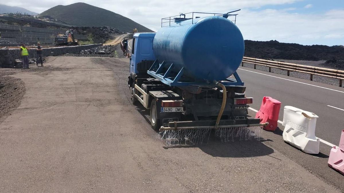 El Cabildo avanza en la recuperación del Camino Cañaña con su conexión con la nueva carretera de La Costa.