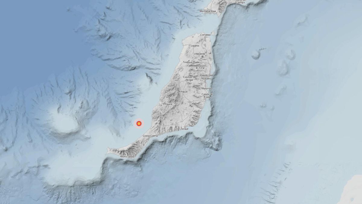 Un terremoto de 3,2 sacude de madrugada el sur de Fuerteventura