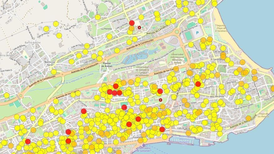 Un 'mapeo' ciudadano de los pisos turísticos de Cantabria frente al "descontrol" y la "plaga de ilegales"