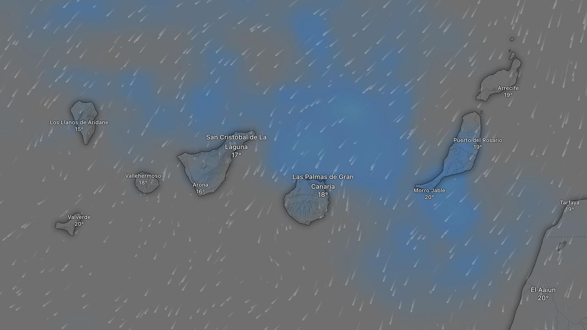 La lluvia regará de nuevo a Canarias: esta es la previsión de Aemet