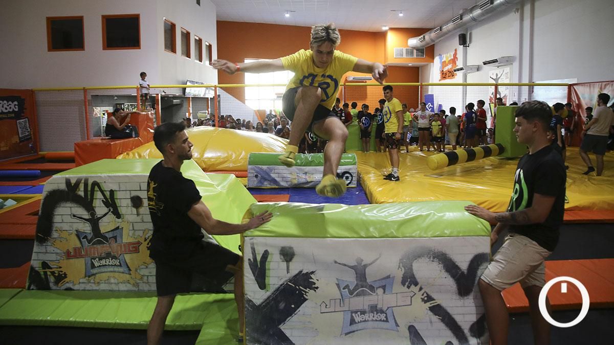 Parkour con Álex Segura en el Córdoba Jumping Warrior