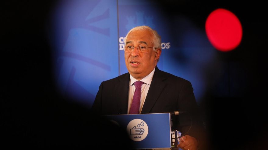El primer ministro Antonio Costa explicando esta semana las nuevas medidas
