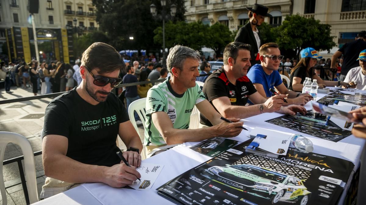 Ceremonia de salida del Rally Sierra Morena 2026