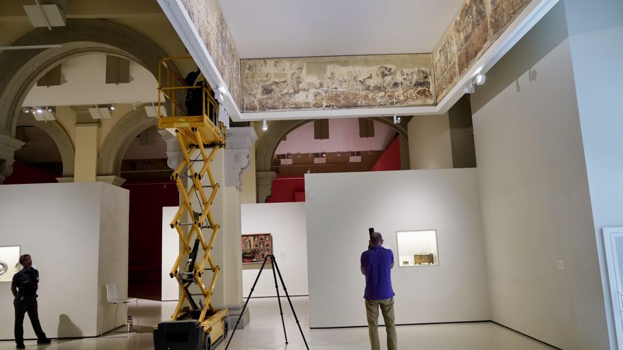 Aragón logra acceder a la documentación y a la toma de muestras de las pinturas de Sijena