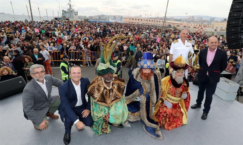 Llegada de los Reyes Magos a Las Palmas de Gran Canaria
