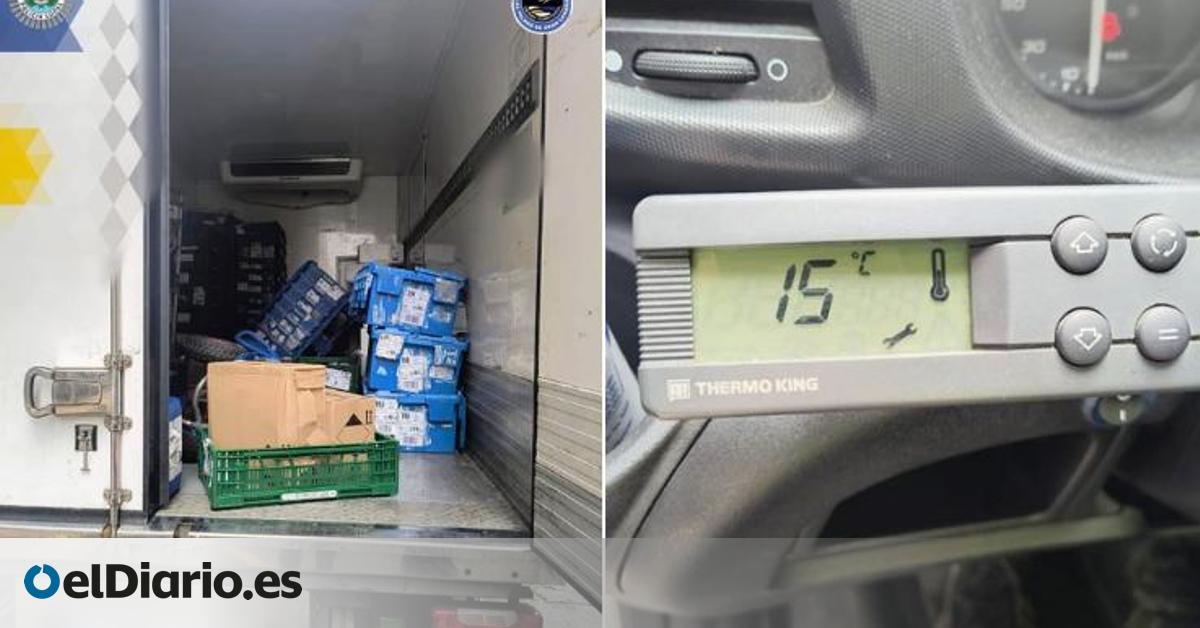 Local Police in Las Palmas de Gran Canaria Seize Refrigerated Lorry at 15ºC with Thawing Food Items