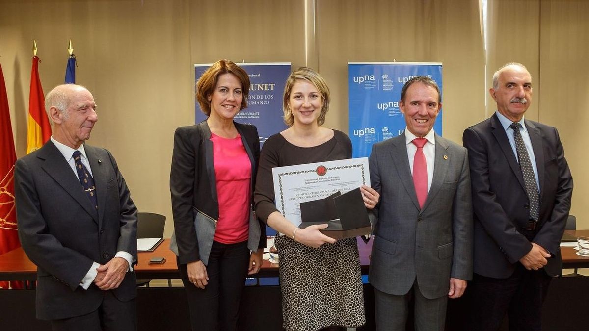 La UPNA entrega a Comité Internacional de Cruz Roja el Premio Jaime Brunet a la Promoción de los Derechos Humanos