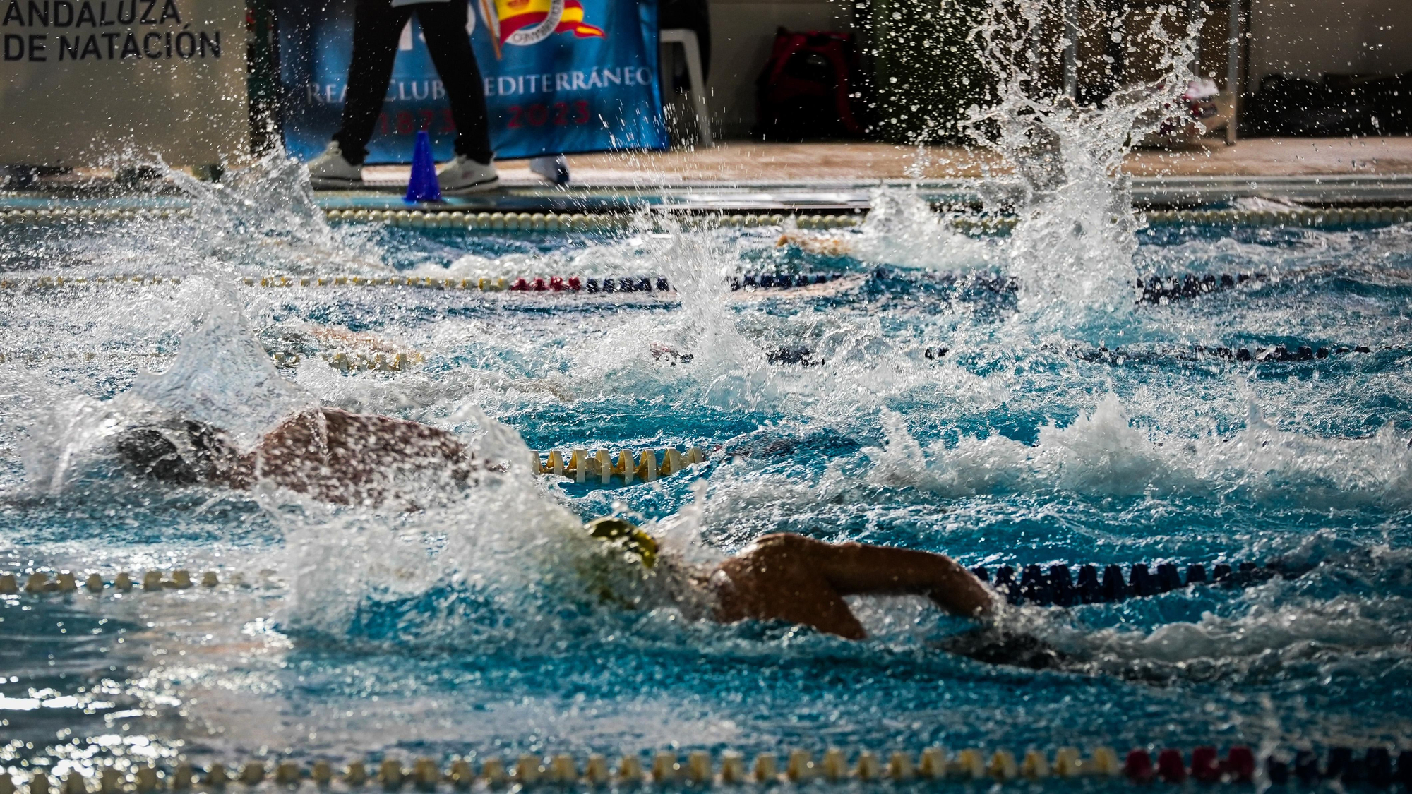 Fase de ascenso de natación