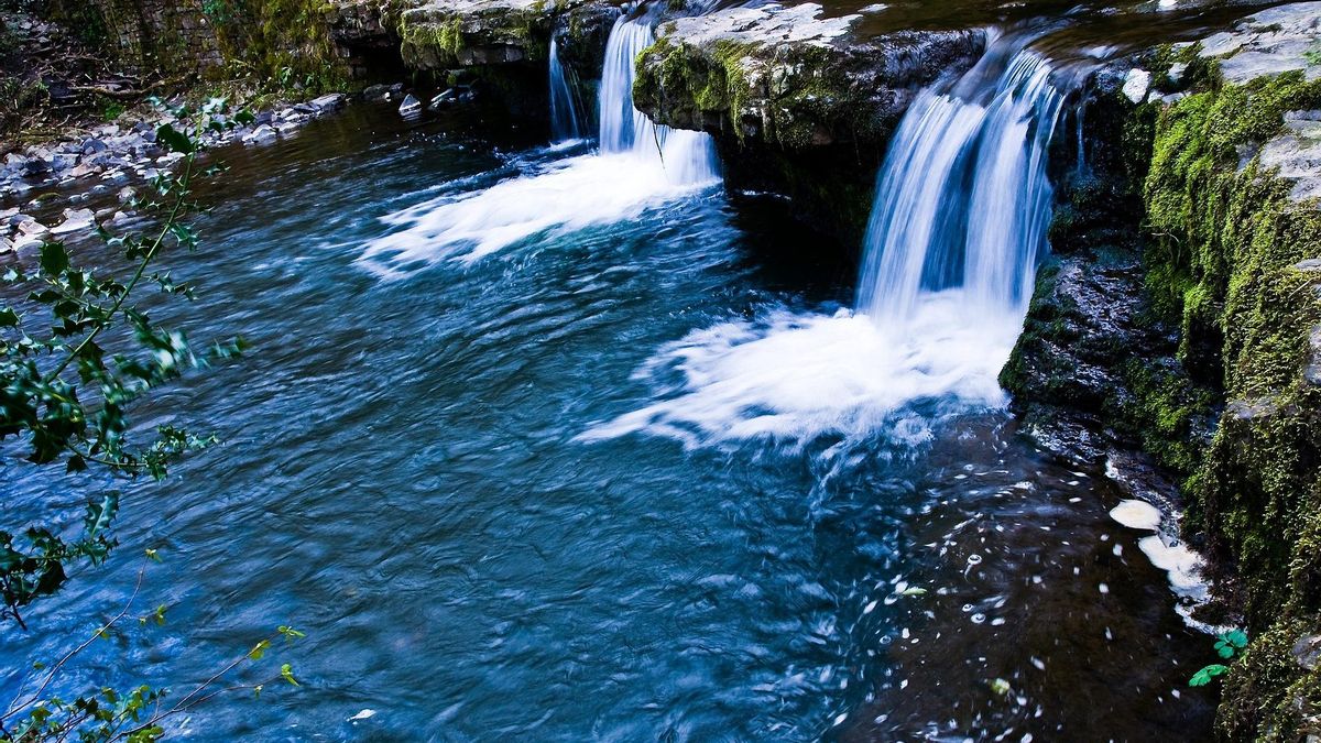 El sonido de las caídas de agua es tan potente que puede sentirse en el aire