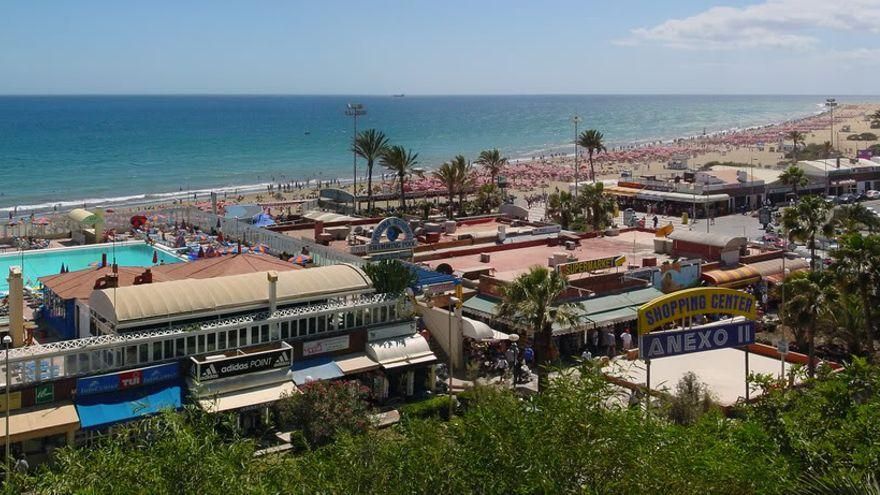 Playa del Inglés, en Gran Canaria