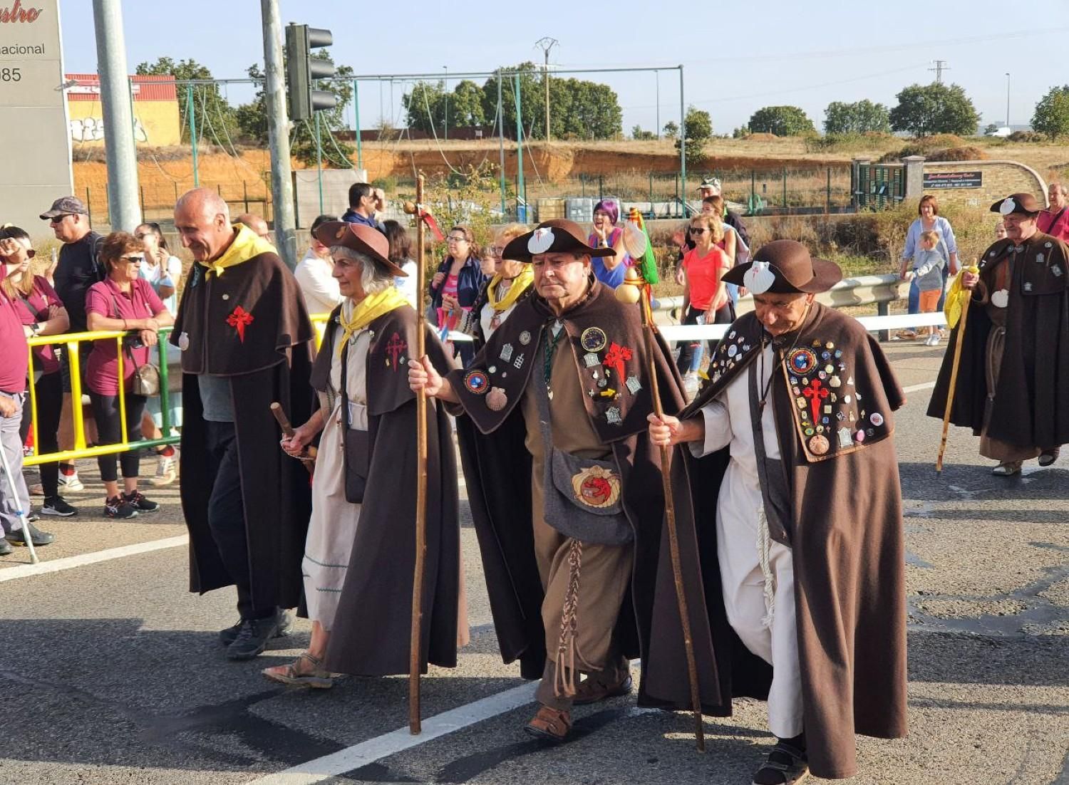 El Camino de Santiago, presente en la romería de San Froilán en La Virgen del Camino.