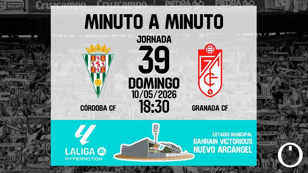 Minuto a minuto: Córdoba CF - Granada CF